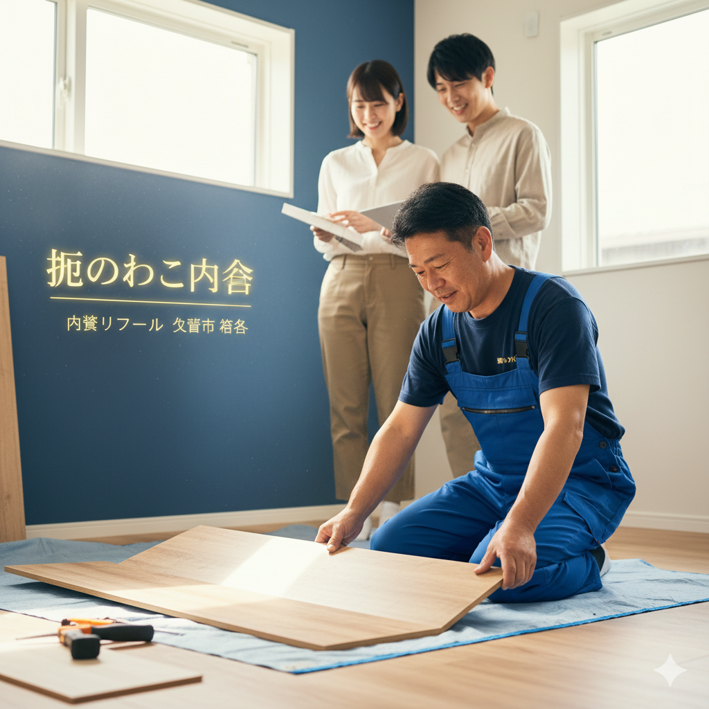 久喜市で内装リフォームをお考えの方必見！格安で理想の住まいを実現する方法