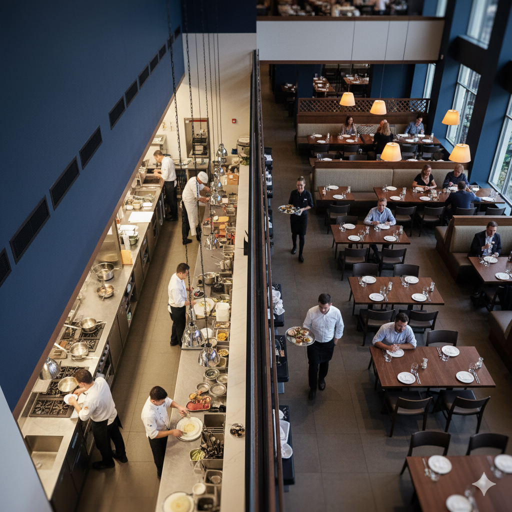 蓮田市の飲食店リフォーム：売上を倍増させる厨房と客席の動線設計