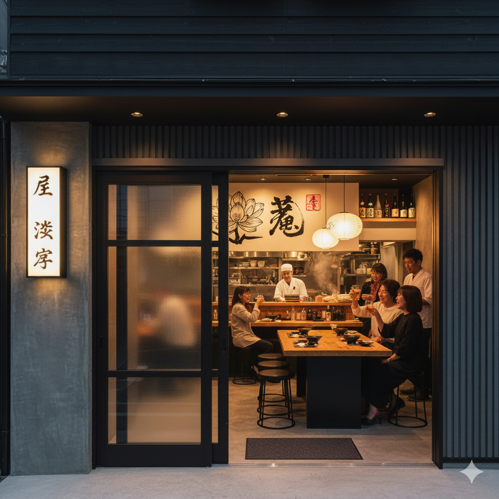 【施工事例】蓮田市：古くなった居酒屋をモダンに一新！活気あふれる和モダンスペースへ